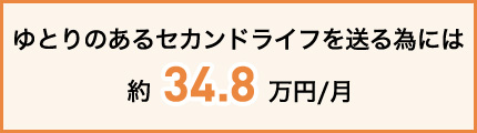 ゆとりあるセカンドライフを送る為に約34.8万円/月